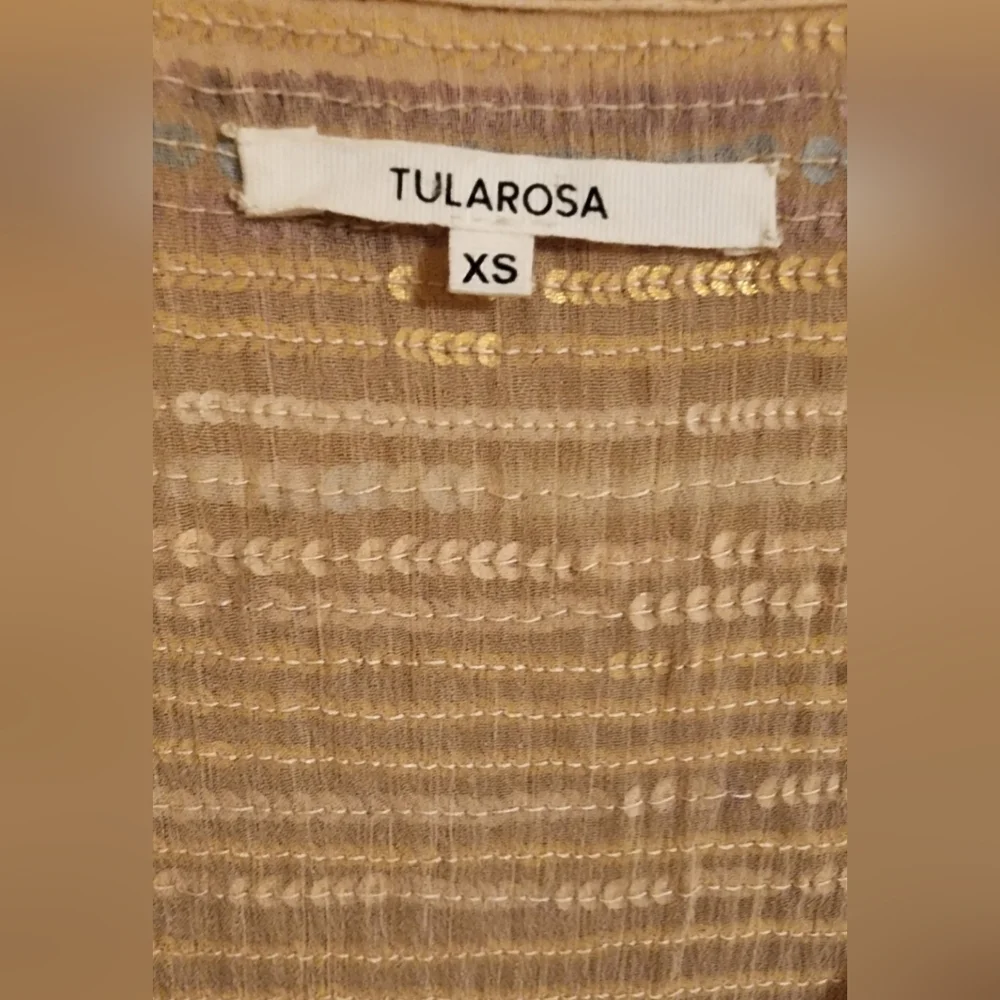 Tularosa multi colors sequence mini parry dress size xs
